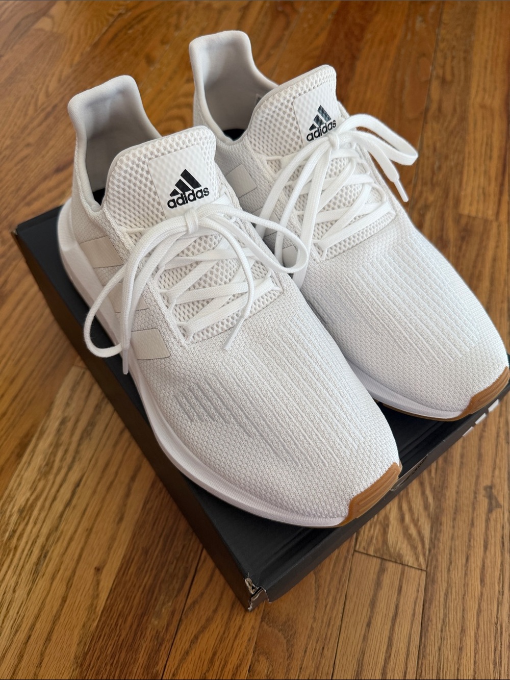 adidas Mens Swift Run 1.0 Lace Up Sneakers Shoes Casual - Picture 4 of 7